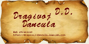 Dragivoj Dančula vizit kartica